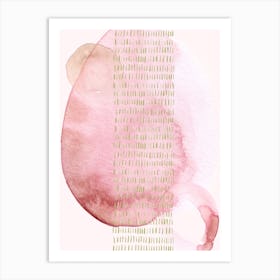 Pink Abstract 4 Art Print