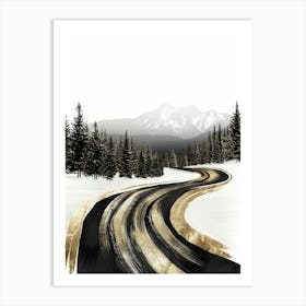 Road In The Mountains 2 Art Print