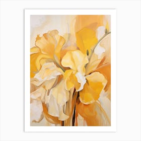 Fall Flower Painting Daffodil 1 Art Print