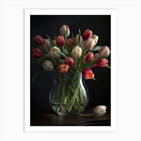 Colourful Tulips 2 Art Print