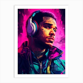 Chris Brown (1) Art Print
