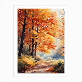 Autumn In The Woods 6 Art Print