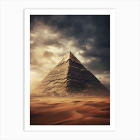 Pyramid Of Giza Art Print