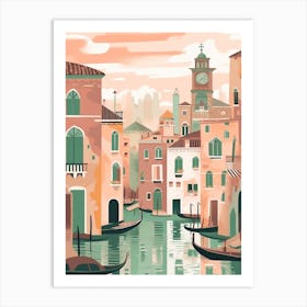 Venice, Italy Illustration Art Print