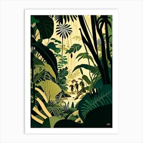 Jungle Adventures 2 Rousseau Inspired Art Print