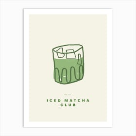 Iced matcha club 1 Poster