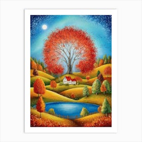 Autumn Tree 10 Art Print