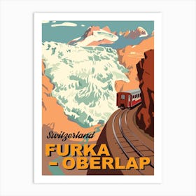 Furka Oberlap, Switzerland Art Print