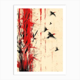 Birds In Flight Art Print