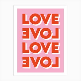 Love Love Love Art Print