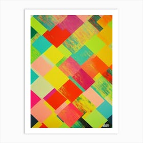 Abstract Diamonds 2  Art Print