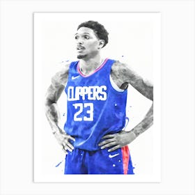 Lou Williams Los Angeles Clippers Art Print