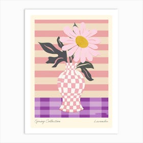 Spring Collection Lavender Flower Vase 2 Art Print