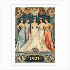 Aihrgdesign A Vintage Entertainment Poster For The First Miss 953c5fe2 E93f 4e59 Bcb8 498513db06f5 1 Art Print