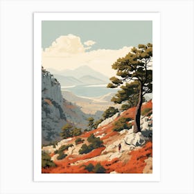 Lycian Way Turkey 1 Hiking Trail Landscape Art Print