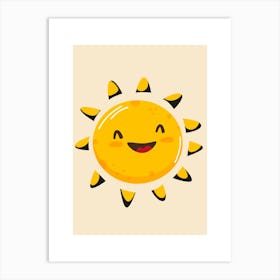 Happy Sun 1 Art Print