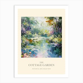 Cottage Garden Poster Enchanted Pond 9 Art Print