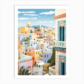 Tangier Morocco 1 Illustration Art Print