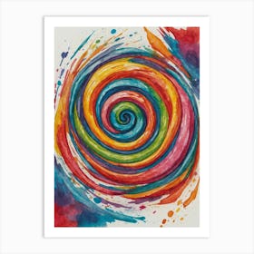 Spiral Painting Art Print