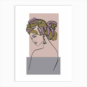 Nova Color Lilac Art Print