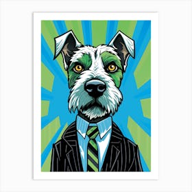 Business Dog Art Print