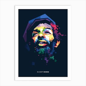 Gil Scott Heron 1 Art Print