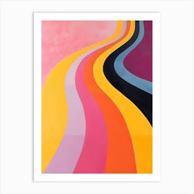 Wavy Lines 1 Art Print