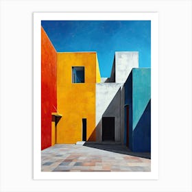 Cancun Colors: Caribbean Canvas, Mexico Art Print