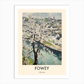 Fowey (Cornwall) Painting 2 Travel Poster Art Print