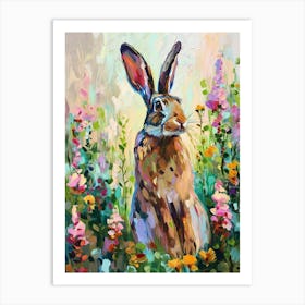 Argente Rabbit Painting 3 Art Print