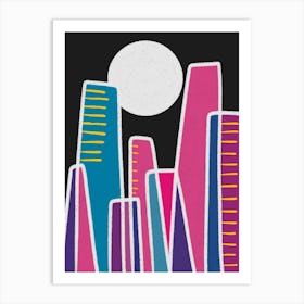 Minimalist Cityscape Art Print