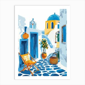 Greece Village 4 Art Print