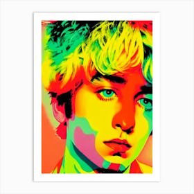 Deftones Colourful Pop Art Art Print