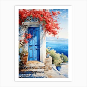 Blue Door 29 Art Print