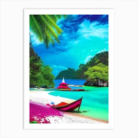 Pulau Redang Malaysia Pop Art Photography Tropical Destination Art Print