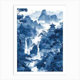 Fantastic Chinese Landscape 9 Art Print