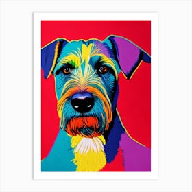 Giant Schnauzer Andy Warhol Style Dog Art Print