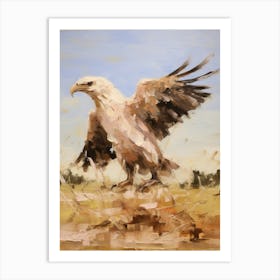 Bird Painting Vulture 1 Art Print