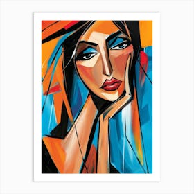 Abstract Of A Woman 60 Art Print