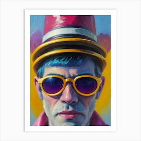 Man In A Hat 3 Art Print