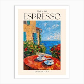 Modena Espresso Made In Italy 2 Poster Art Print