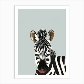 Zebra Canvas Print 1 Art Print