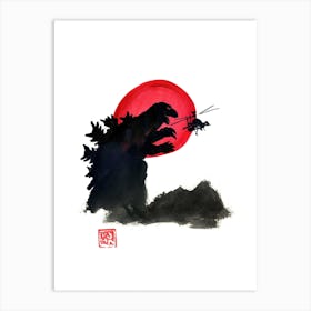 Godzilla Art Print