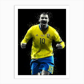 Zlatan Ibrahimovic Art Print