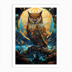 Owl Art Art Print