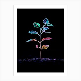 Plant In The Dark 28 Art Print