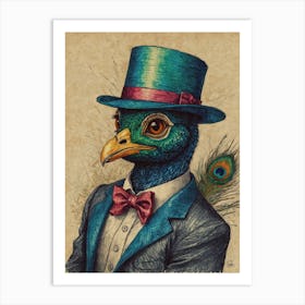 Peacock 30 Art Print