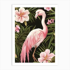 Pink Flamingo 2 Art Print