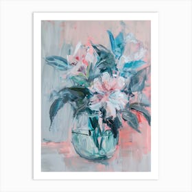 A World Of Flowers Hibiscus 1 Painting Art Print