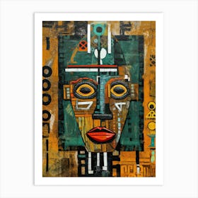 African tribe art, Africa decor Art Print